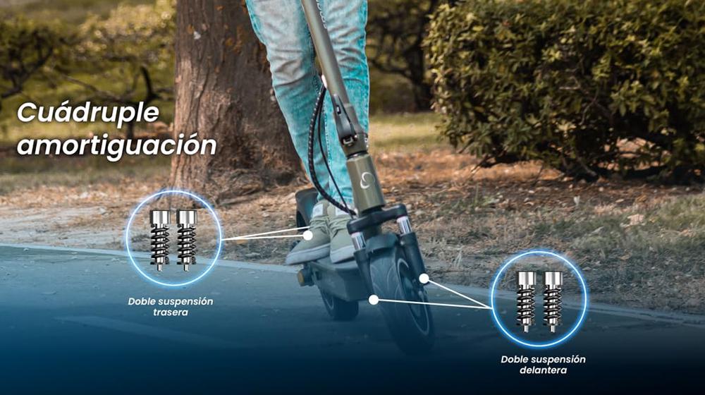 SmartGyro K2 Terra - Suspensión