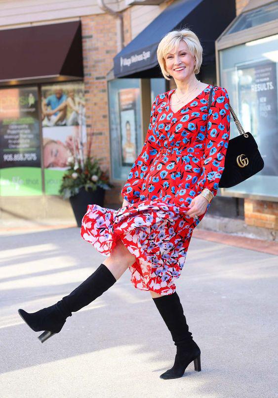 Usa botas largas para tus looks