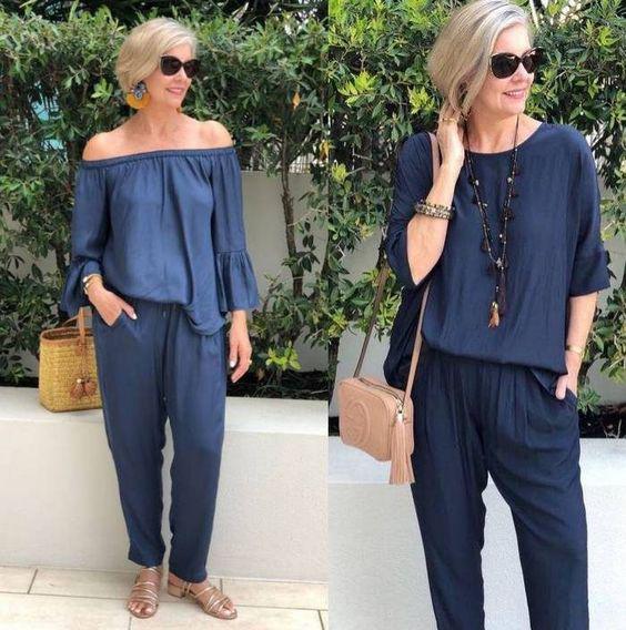 Moda para señoras de 60 años y más