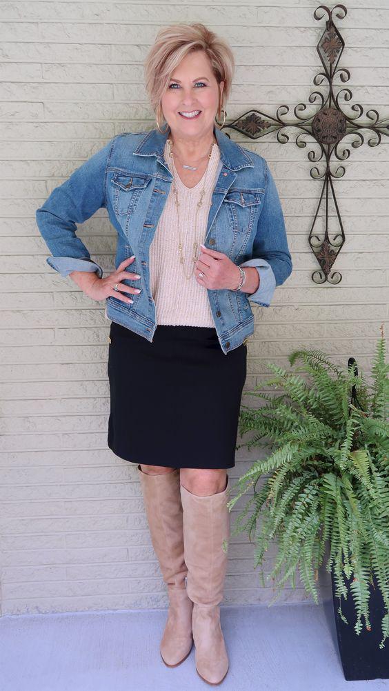 Usa botas largas para tus looks