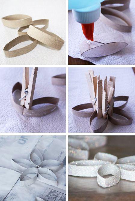 Diferentes manualidades navideñas paso a paso