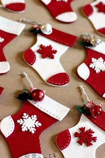 Manualidades para navidad con fieltro