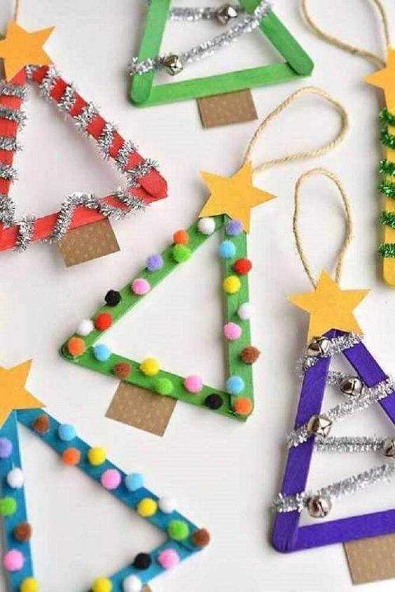 Opciones de manualidades navideñas para niños