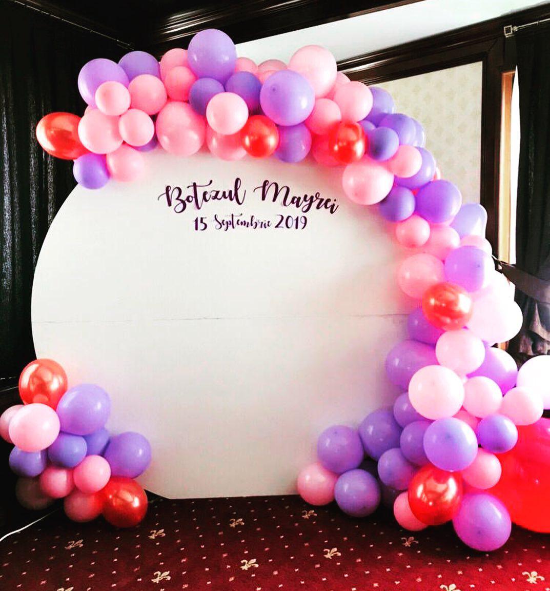 Medio arco de globos