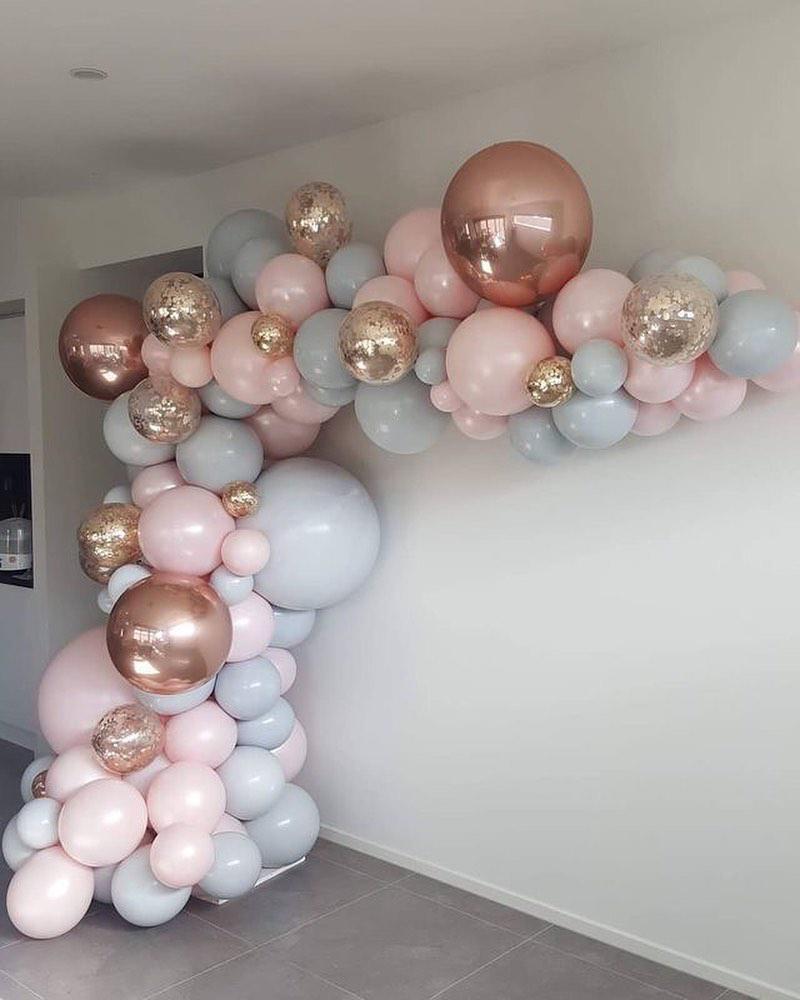 Medio arco de globos