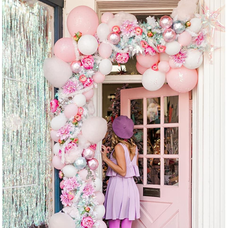 Medio arco de globos