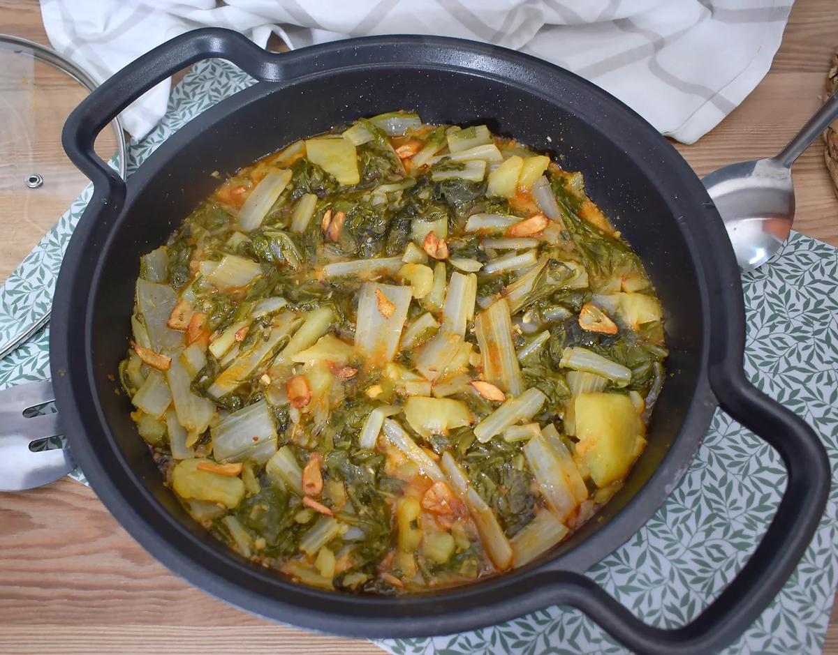 acelgas con patatas