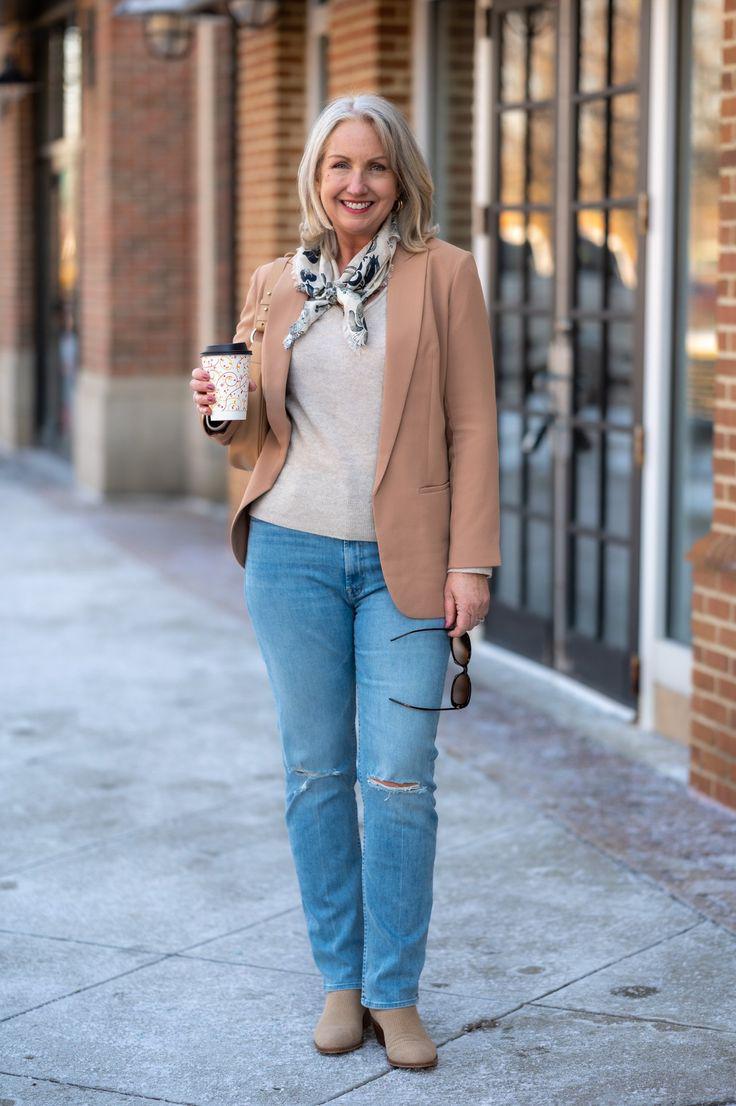 Jeans con blazers de temporada