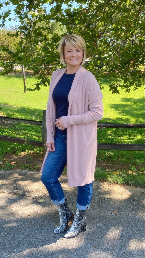Ideas de looks con jeans y cardigans