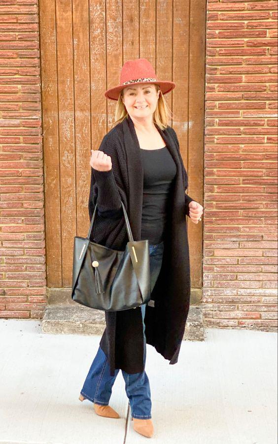 Ideas de looks con jeans y cardigans