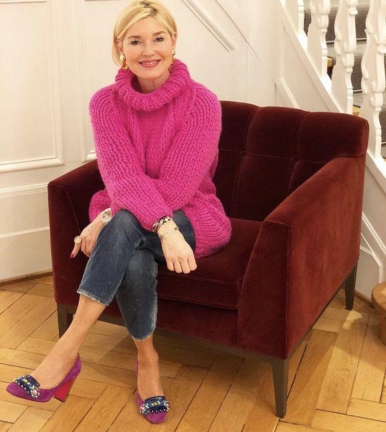 Suéteres tejidos para mujeres maduras