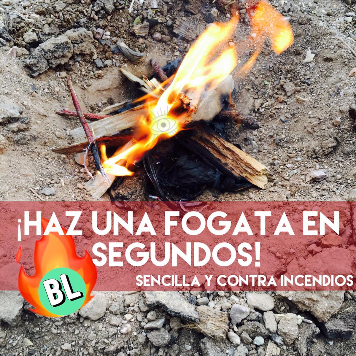 ¡Haz una fogata en segundos!