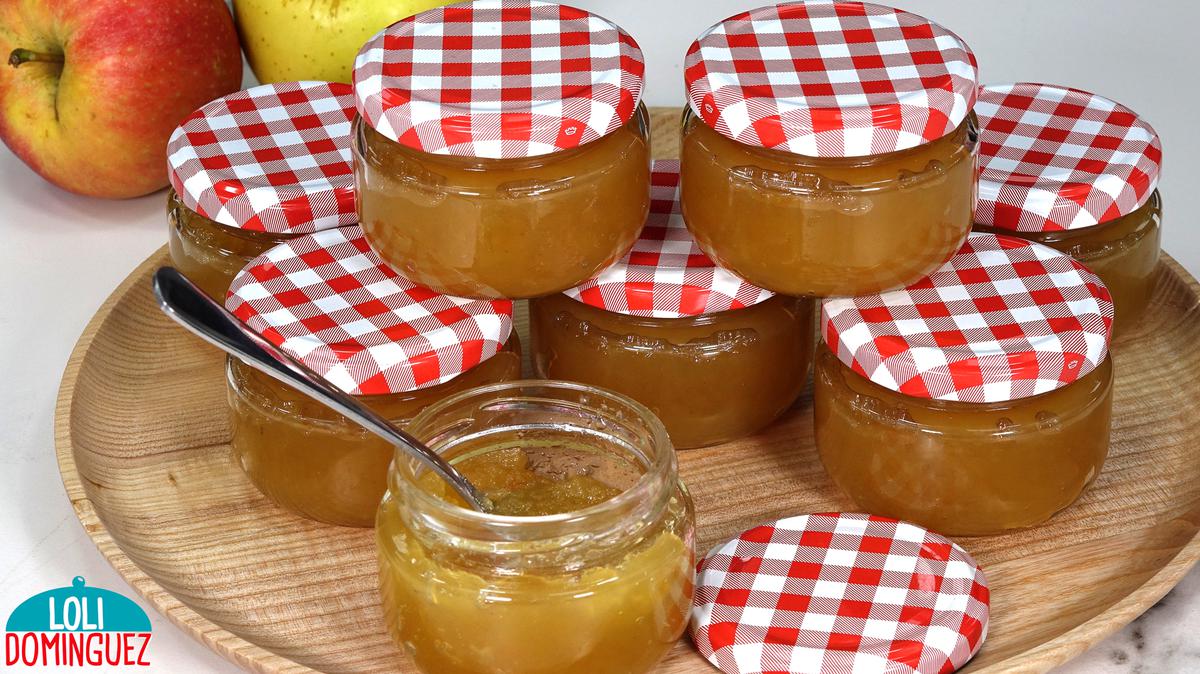 MERMELADA DE MANZANA CASERA. Ideal para las tostadas del desayuno o la merienda, pero también como relleno de tartas o pasteles es un lujo de receta