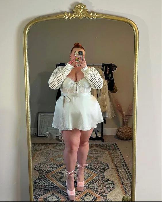 Outfits coquette para gorditas