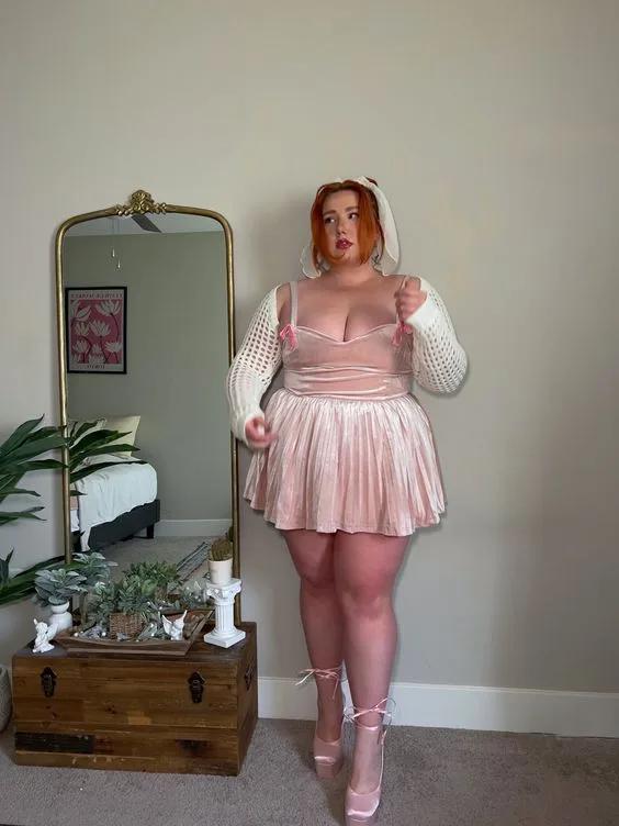 Outfits coquette para gorditas