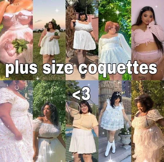 Outfits coquette para gorditas