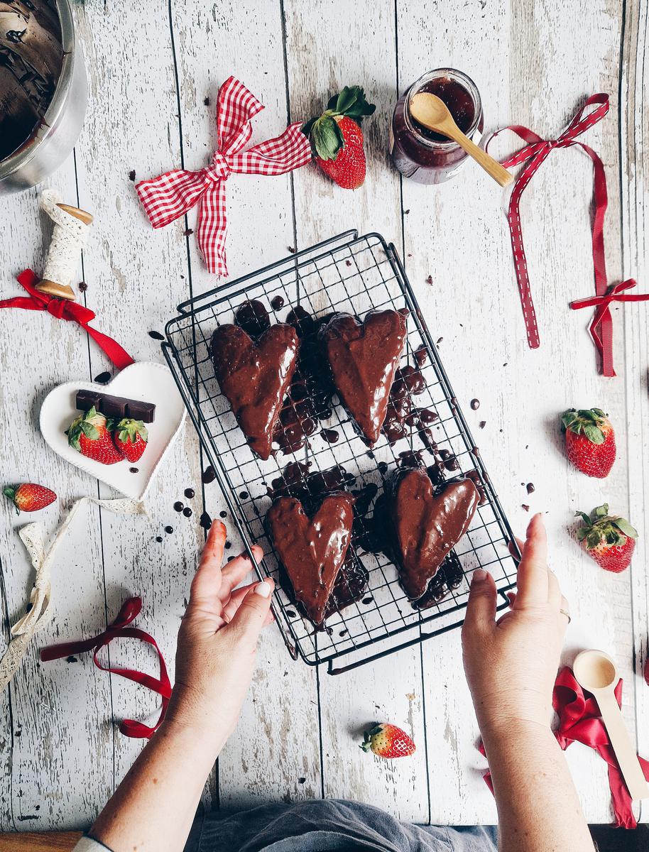 Corazones de chocolate para cualquier día