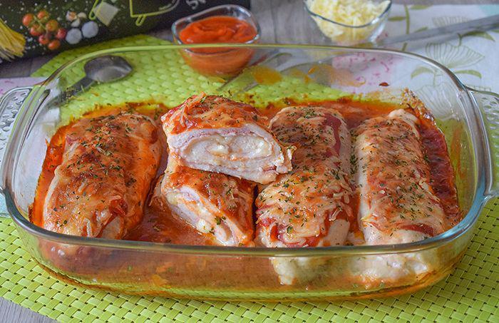 PECHUGA DE pollo rellena