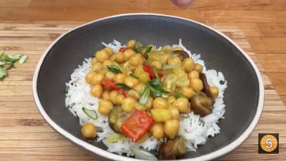 CURRY DE GARBANZOS Receta sabrosa en 20 minutos