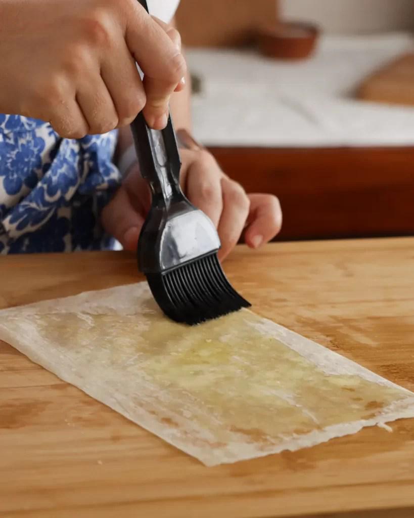 masa filo aceite de oliva