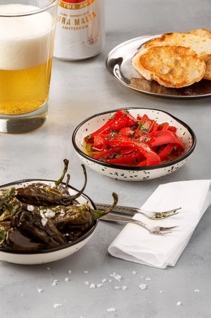 tapas españolas morrones ajies cerveza argentina tapeando