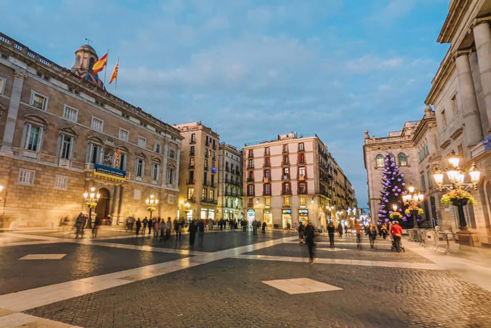 Plaza de San Jaime en Barcelona