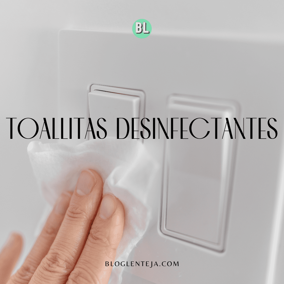 Toallitas desinfectantes caseras