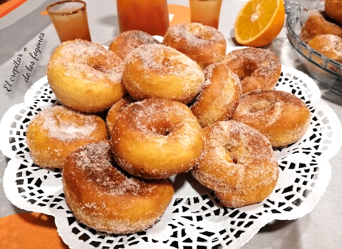 roscos fritos de naranja