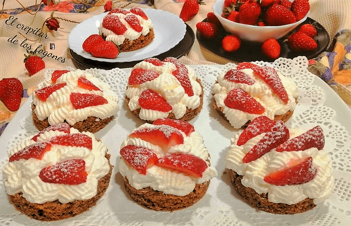 hojaldre de fresas