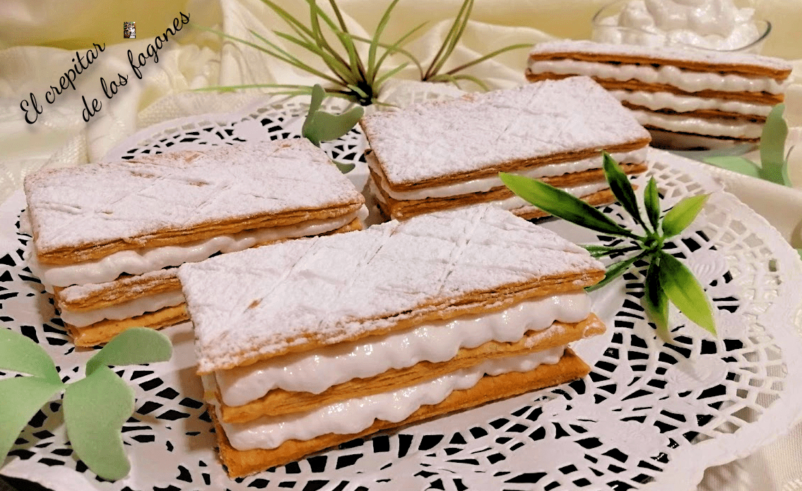 milhojas de merengue