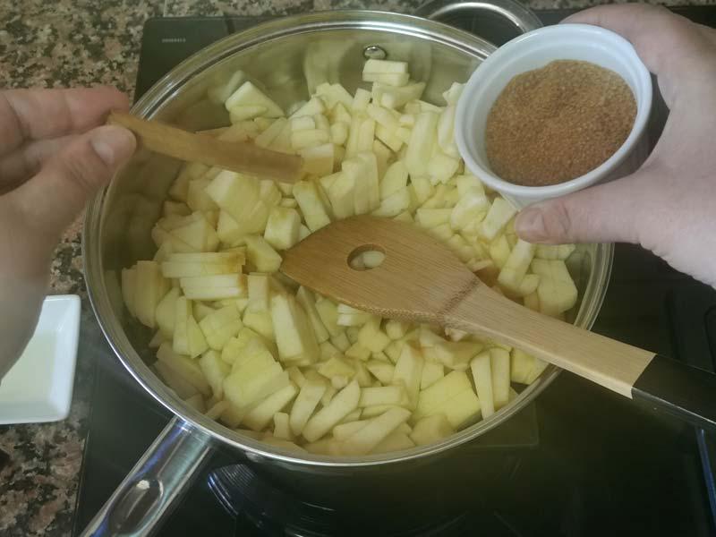 Canela y azucar moreno