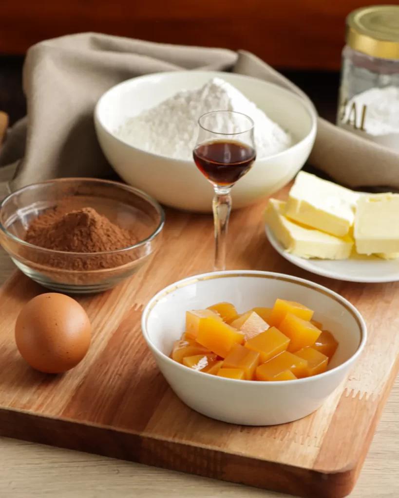 Ingredientes para pepas caseras