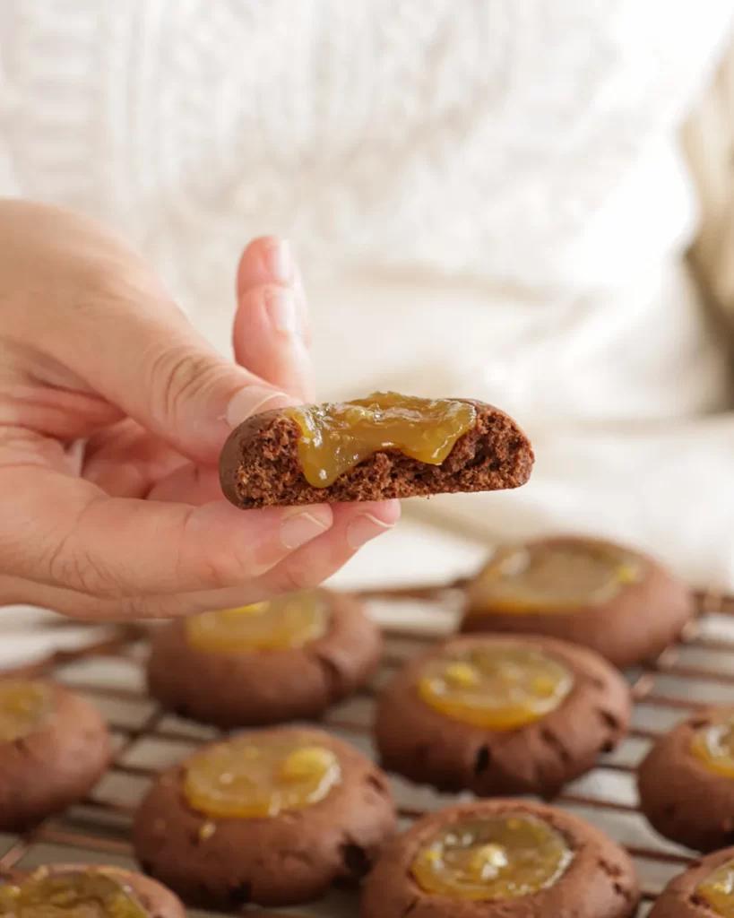 pepas de chocolate con dulce de batata