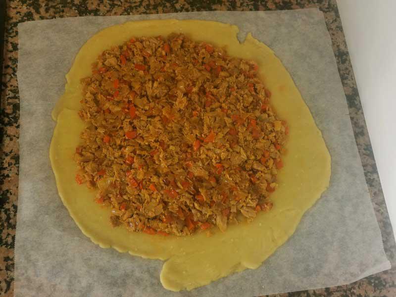 Cubre con relleno