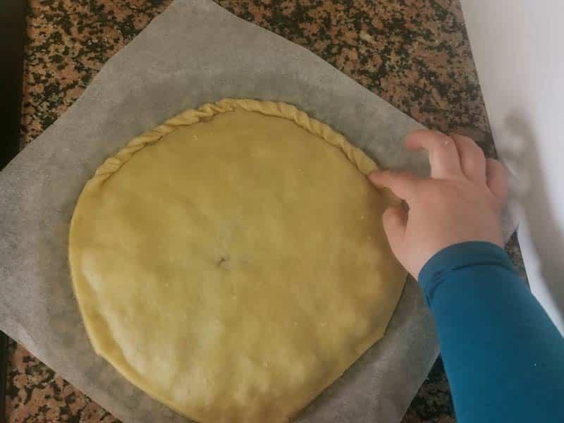Doblar bordes masa