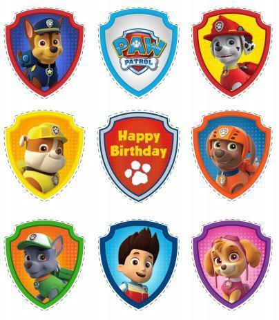 Imprimibles para fiesta de paw patrol