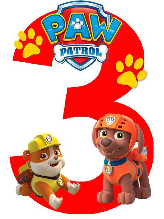 Imprimibles para fiesta de paw patrol