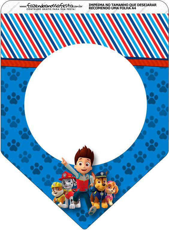 Imprimibles para fiesta de paw patrol