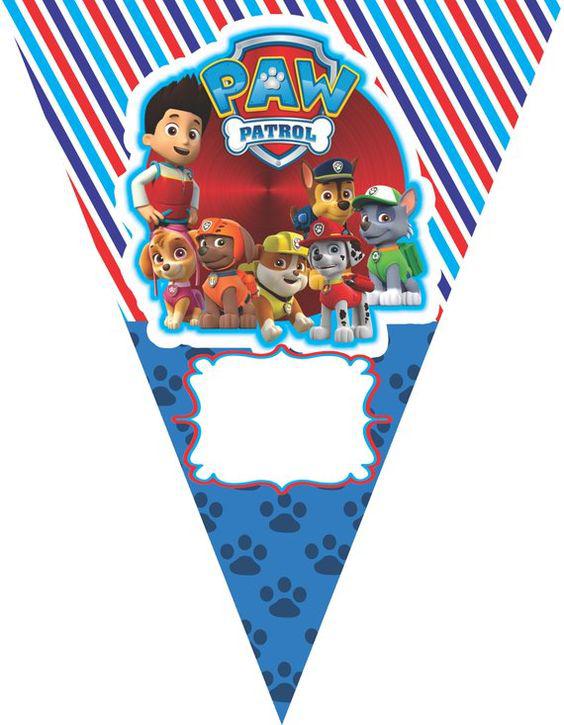 Imprimibles para fiesta de paw patrol