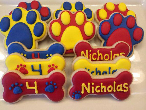 Galletas para fiesta de paw patrol