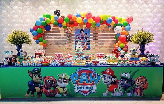 Arcos de Globos de Paw Patrol para niño