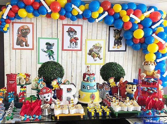 Arcos de Globos de Paw Patrol para niño