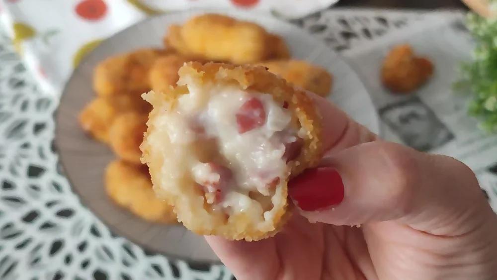 croquetas de jamón cremosas interior