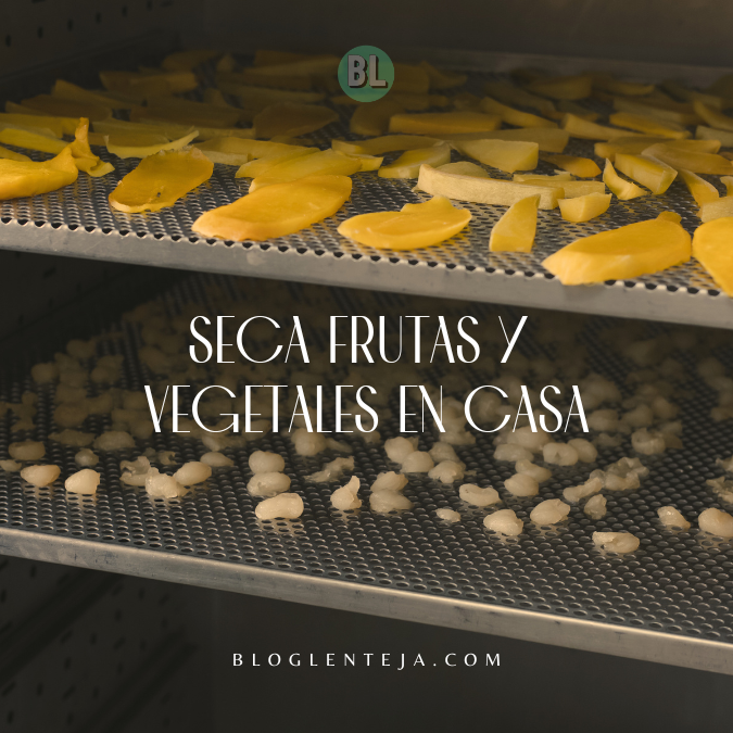 Seca Frutas y Vegetales en Casa