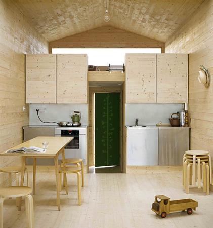 Moderna cabaña de playa