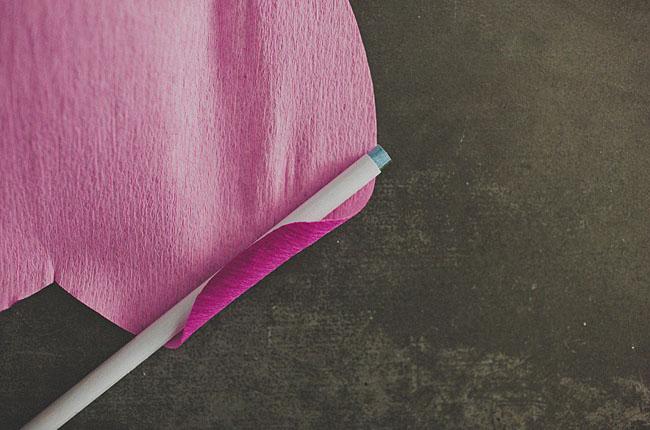 DIY paper flower rose