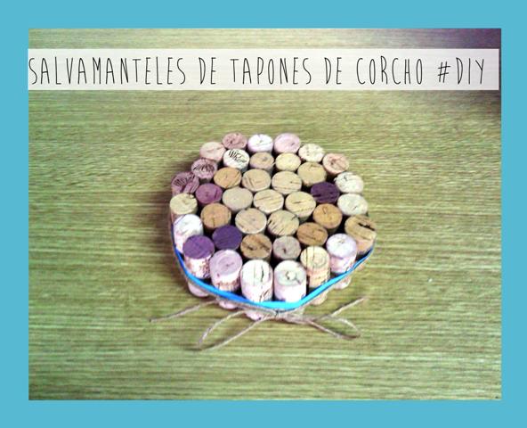 Salvamantel Handmade con tapones de corcho