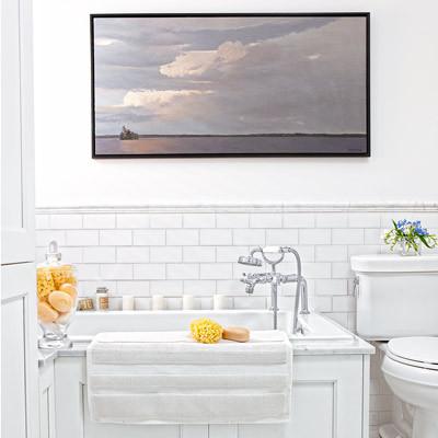 decorar con baldosas blancas 2