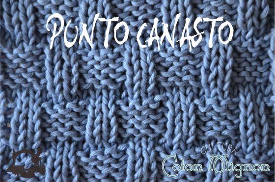 Punto Canasto Tricot culturacotonmignon