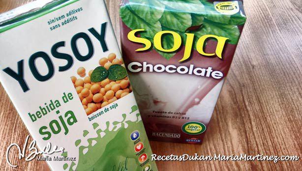 Leche de Soja (Soya) y dieta Dukan